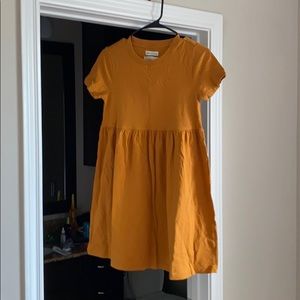 Mustard UO baby doll dress